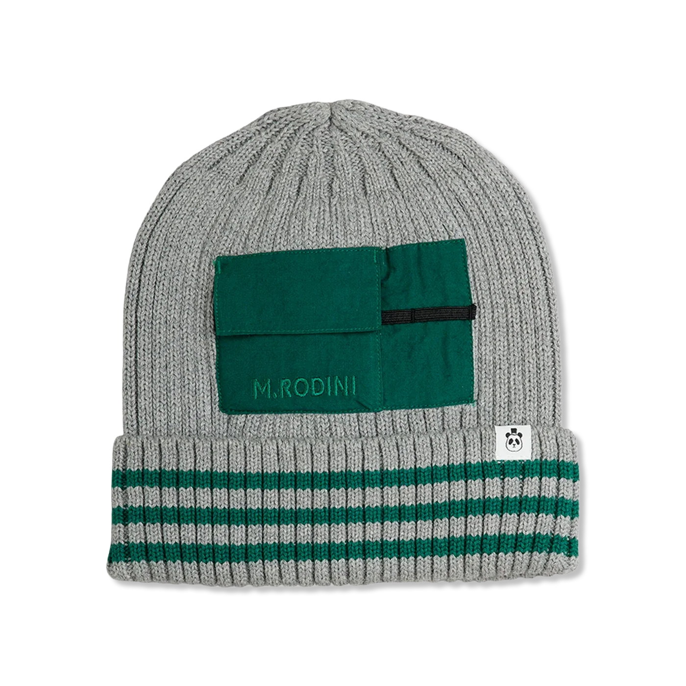 Knitted rib Mütze