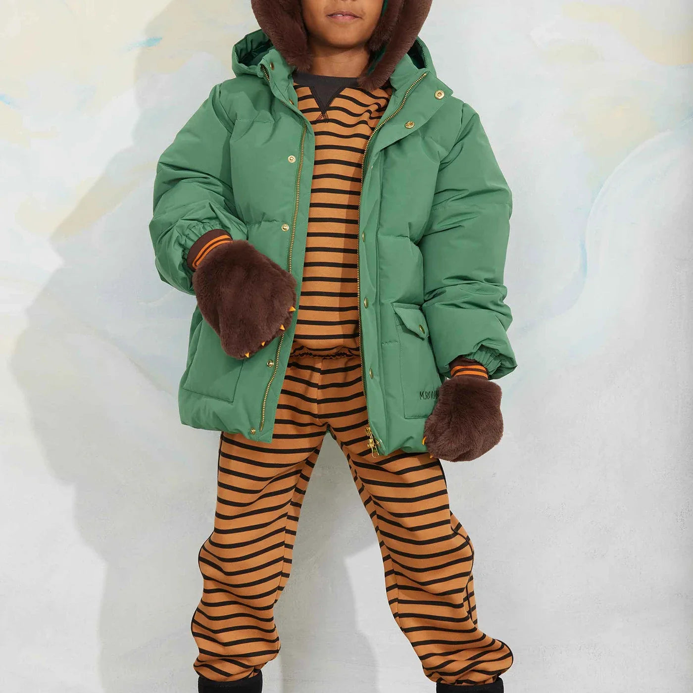 Solid heavy puffer Winterjacke