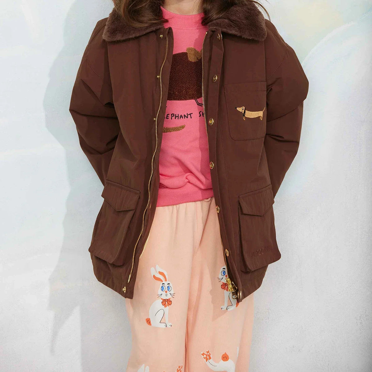 Padded nylon parka Winter jacket