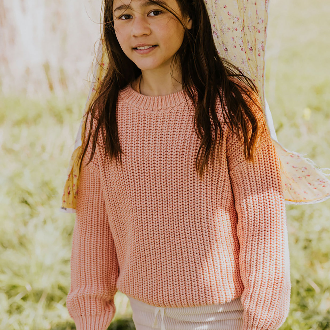 Chunky langarmshirt