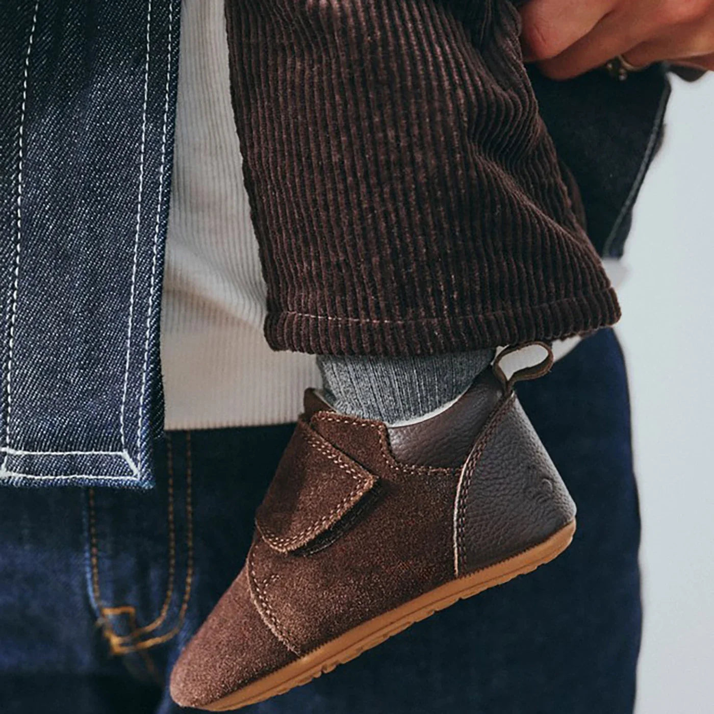 Teddy dark brown Lauflernschuhe
