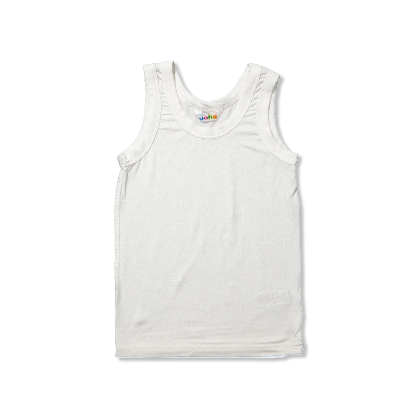 Hvid bambus unterhemd