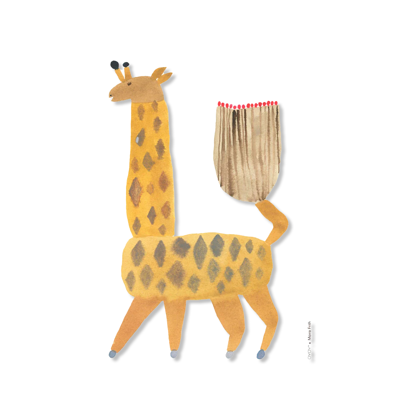 Noah Giraffe wanddekoration