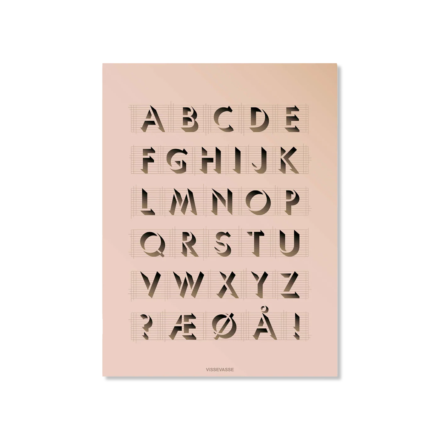 ABC Rose wall decoration
