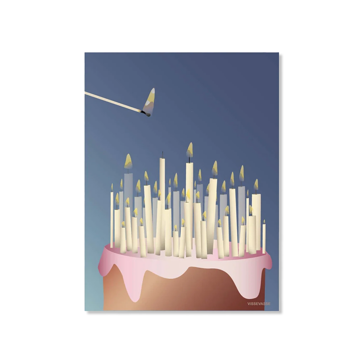 CAKE WITH CANDLES geburtstag