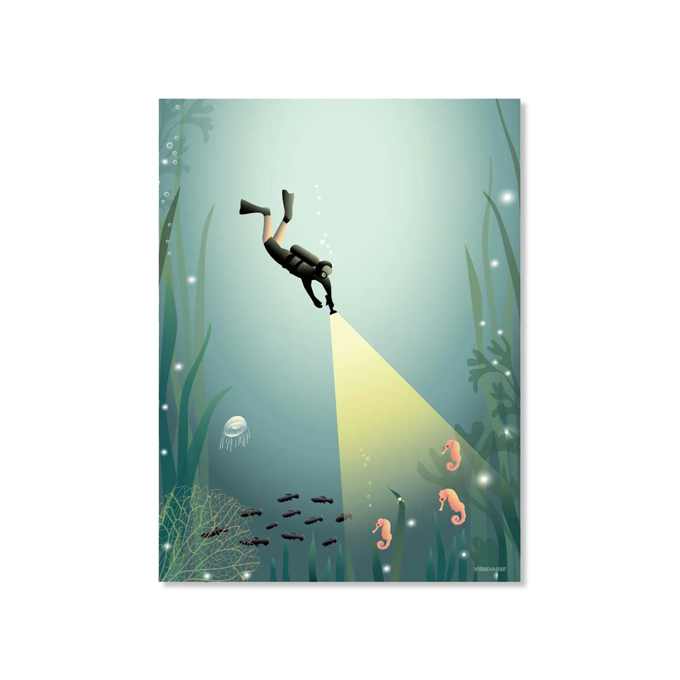 THE DIVER wall decoration
