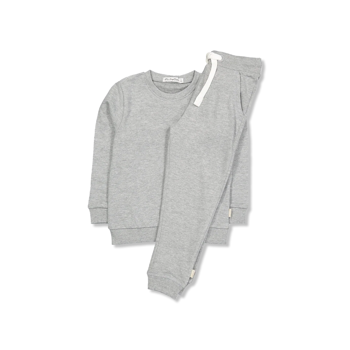 Greymelange sweat set