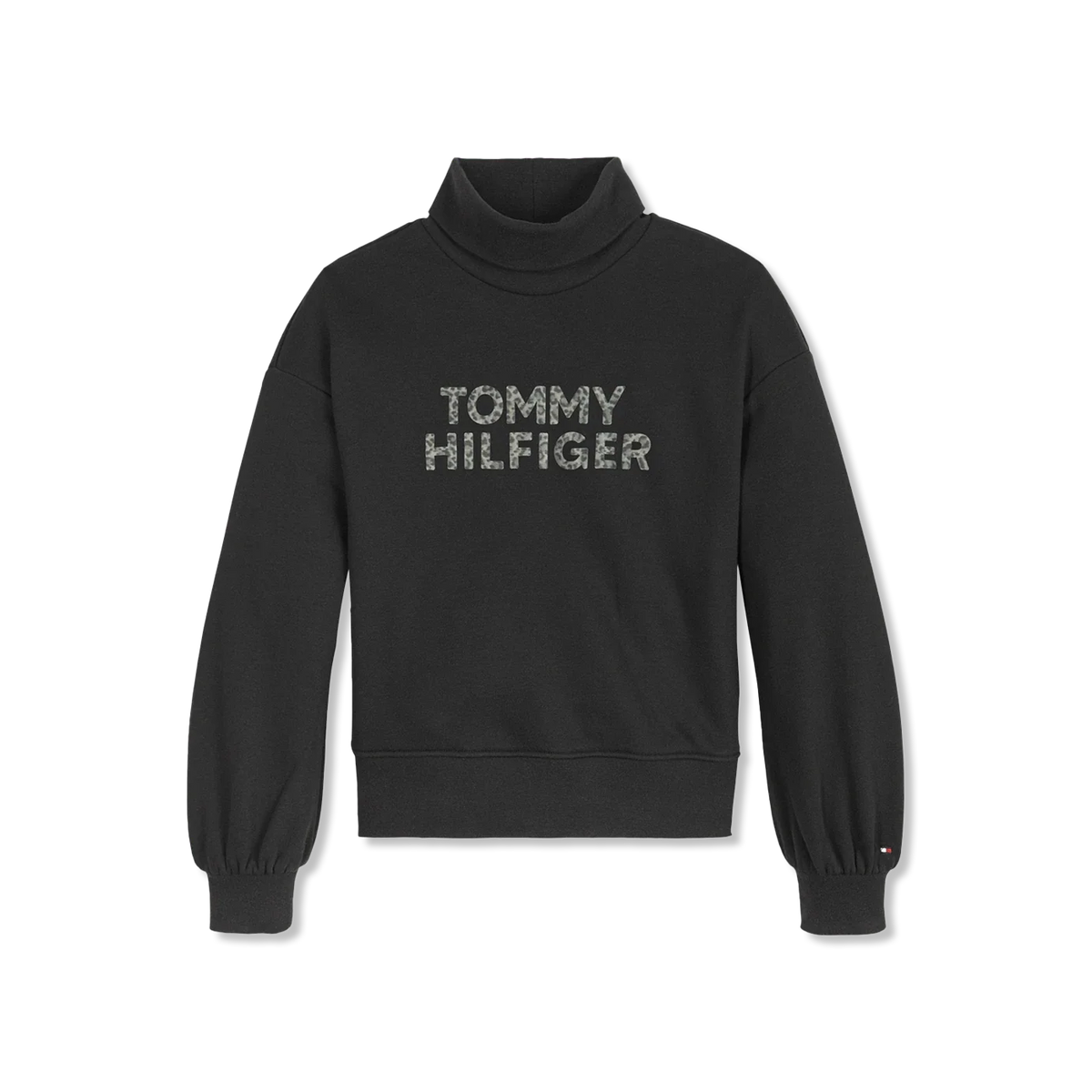 Organic sweatshirt m. rollkragenpullover