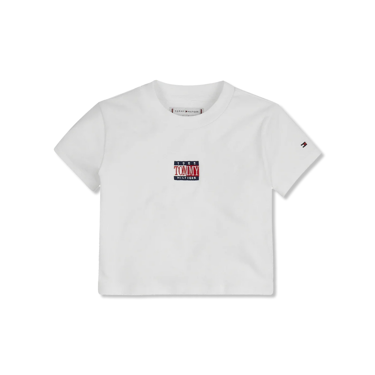 RIB CROP TOP S/S t-Shirt