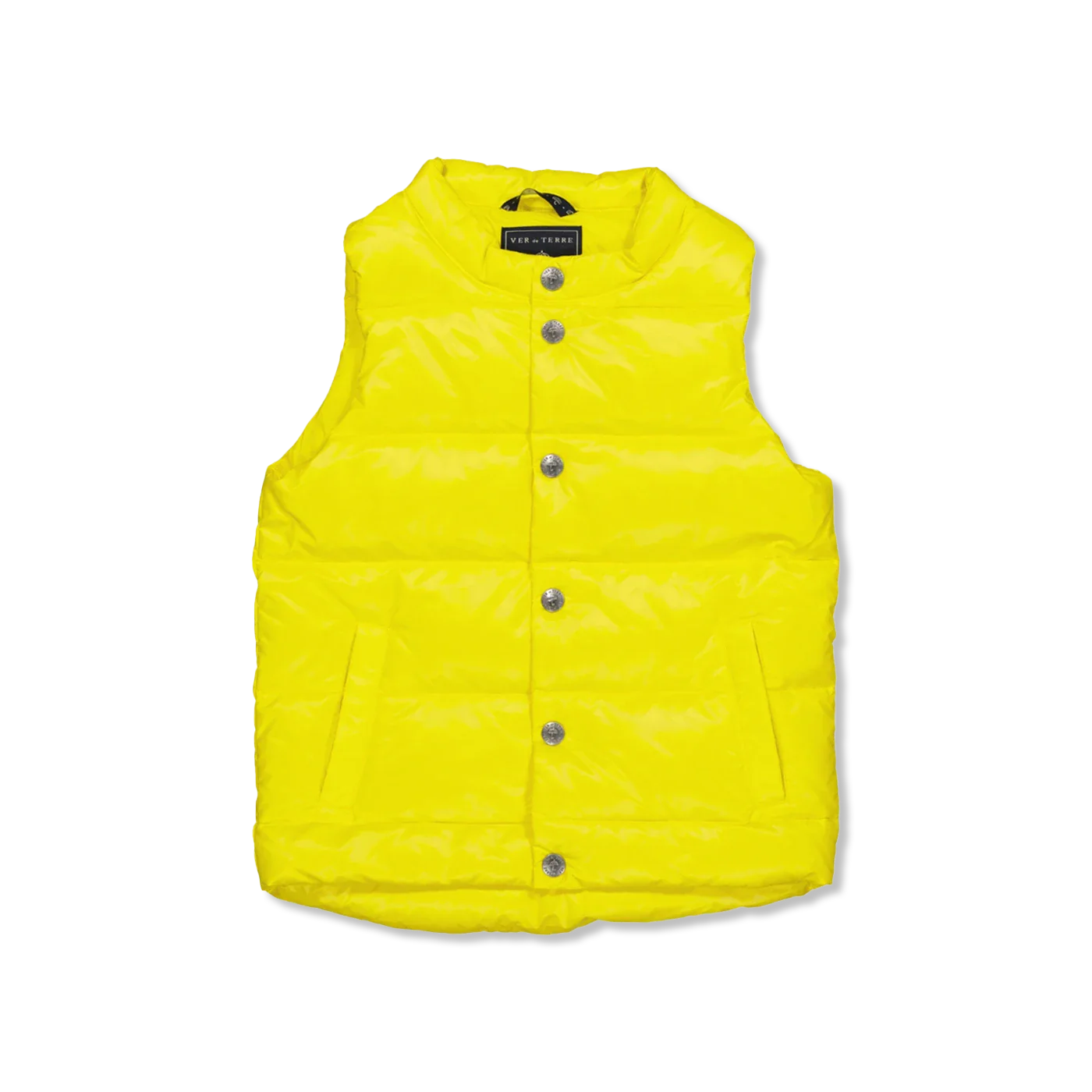 Yellow down vest