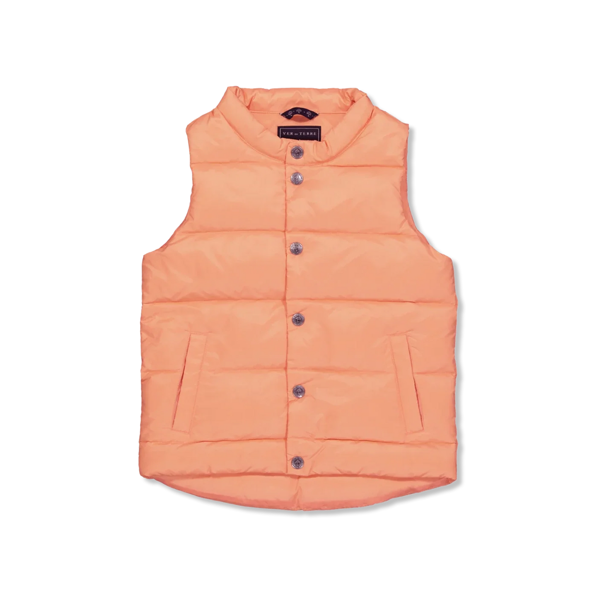 Peach down vest