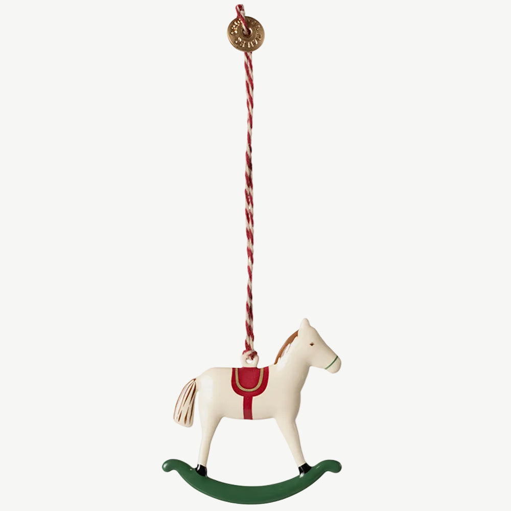 Gyngehest Weihnachtsanhänger