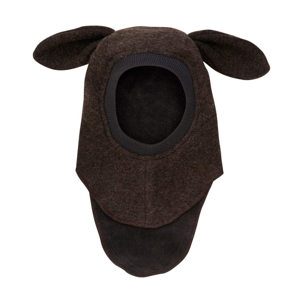 Uldfleece elefanthue dobbeltlag