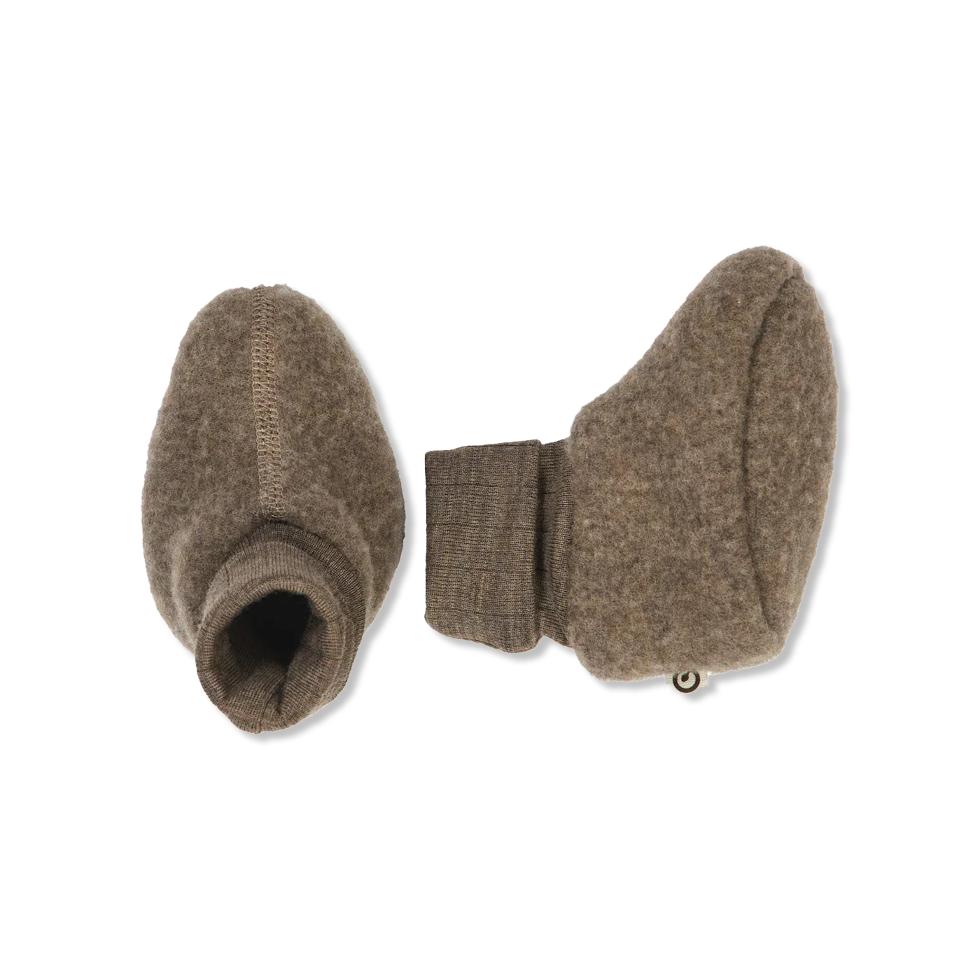 Woolly baby boots
