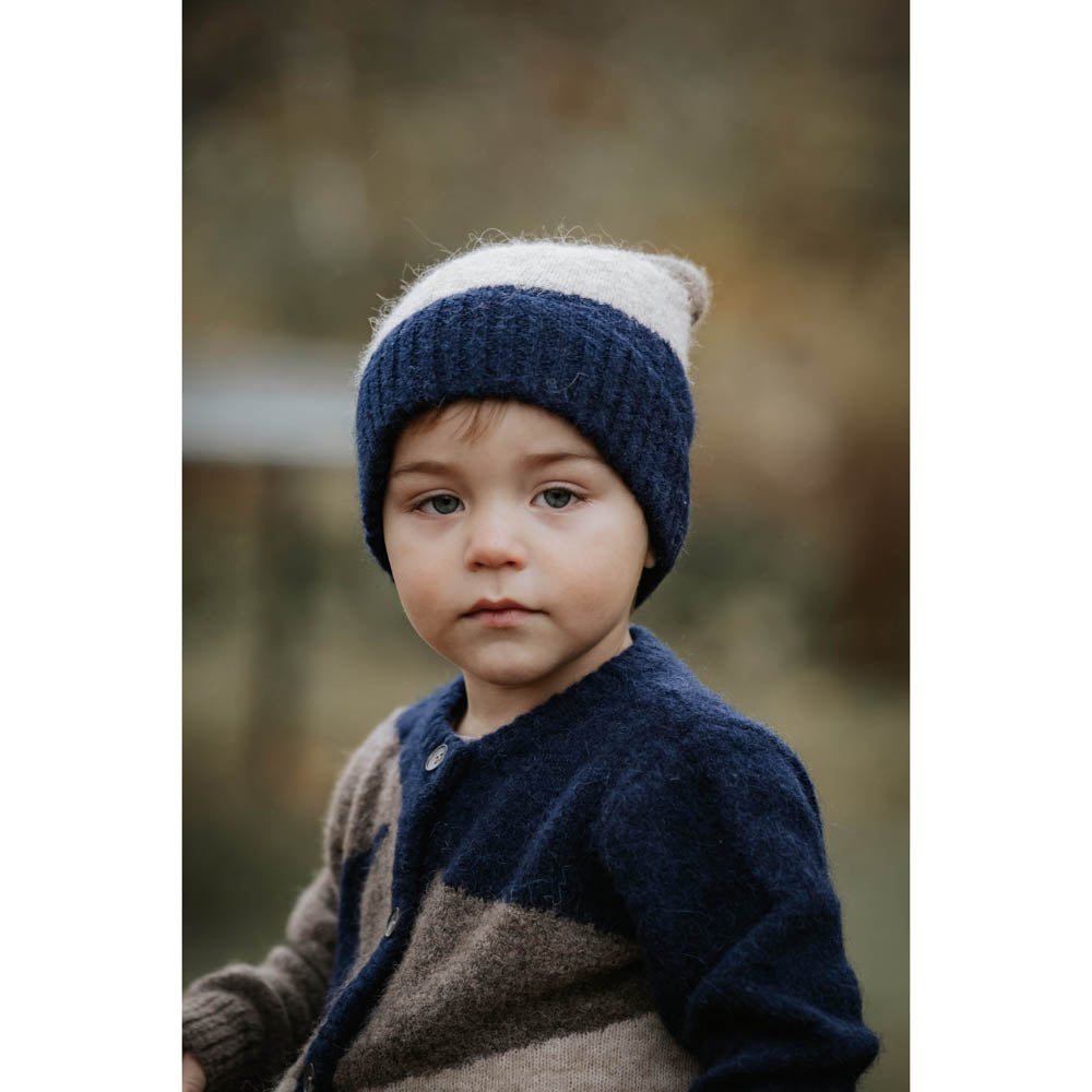 STAR ALPACA MOON knit beanie
