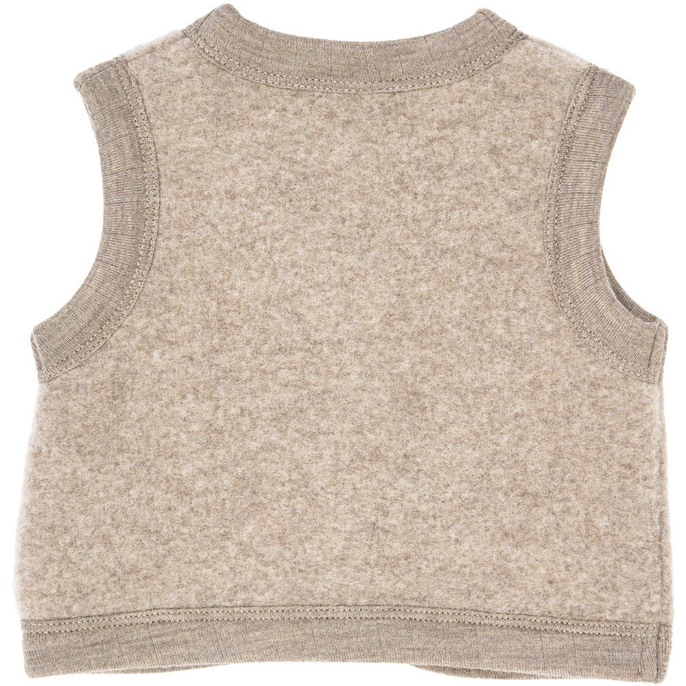 Woolly uldfleece waistcoat