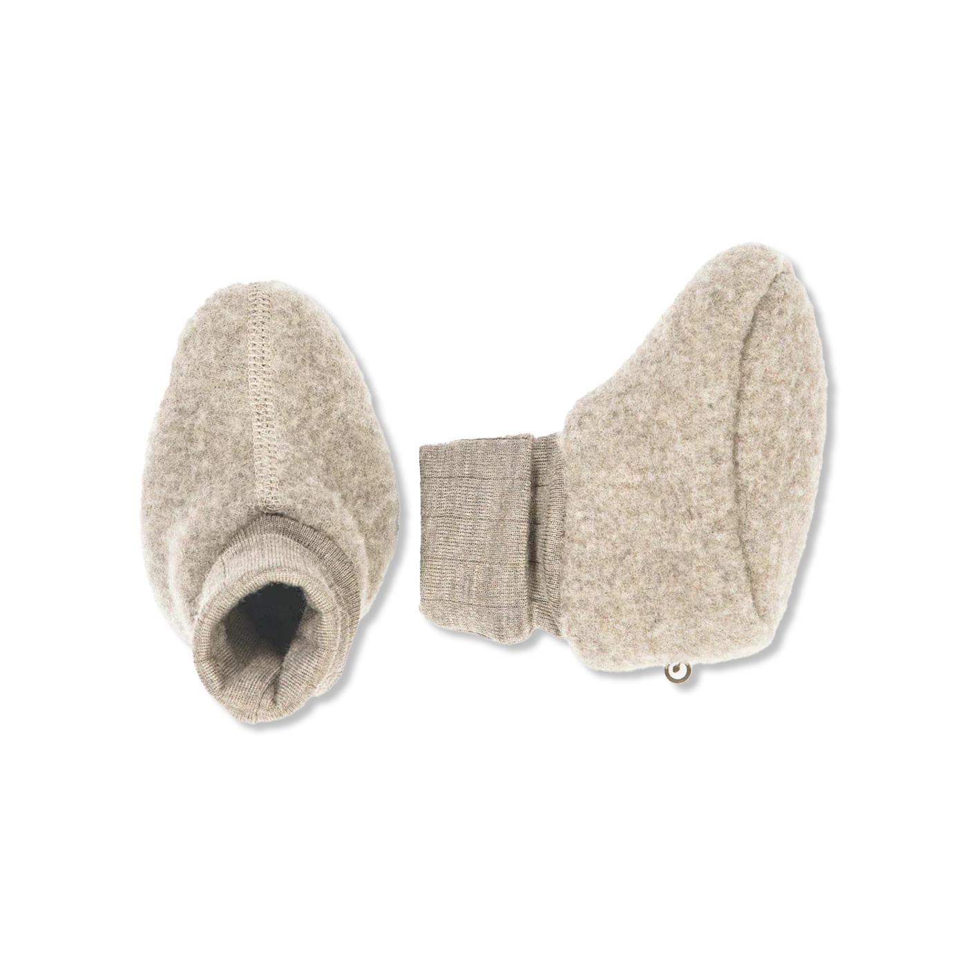 Woolly baby boots