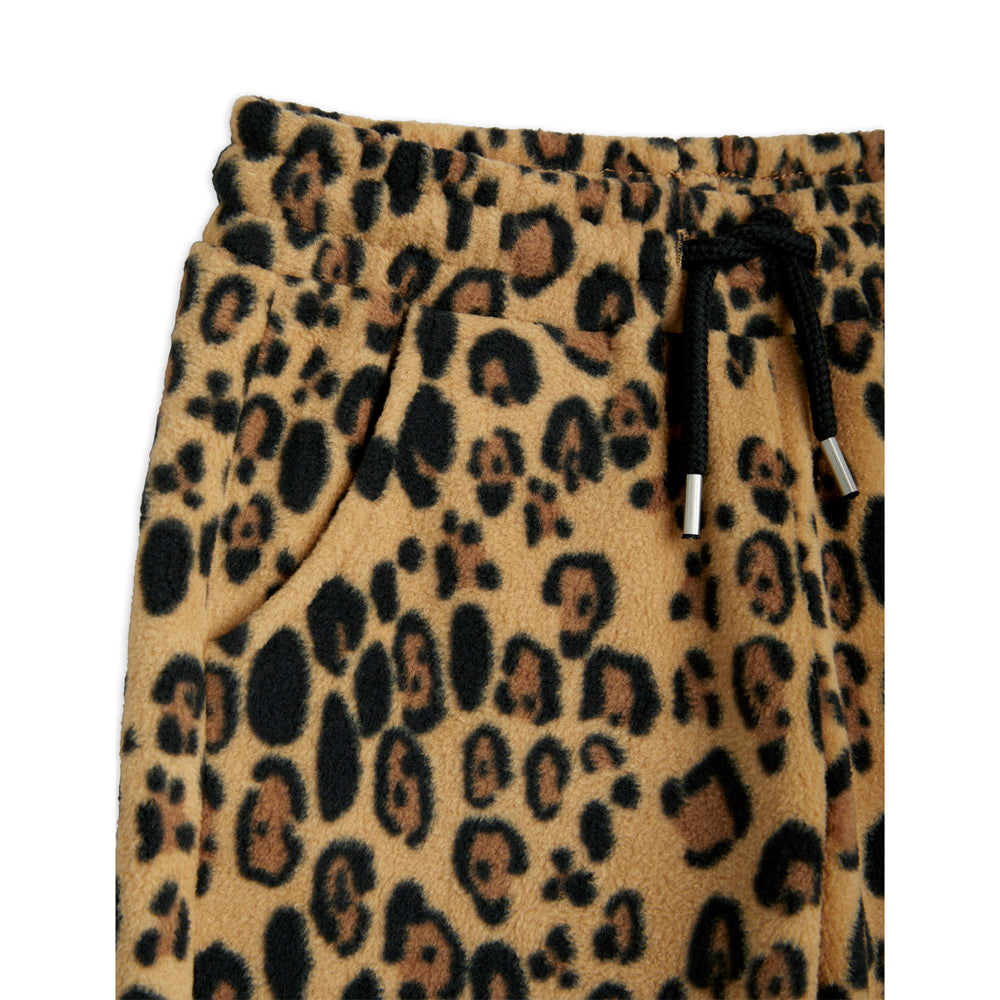 Leopard Fleecebukser