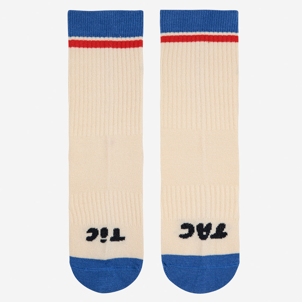 Tic Tac Toe color block socken