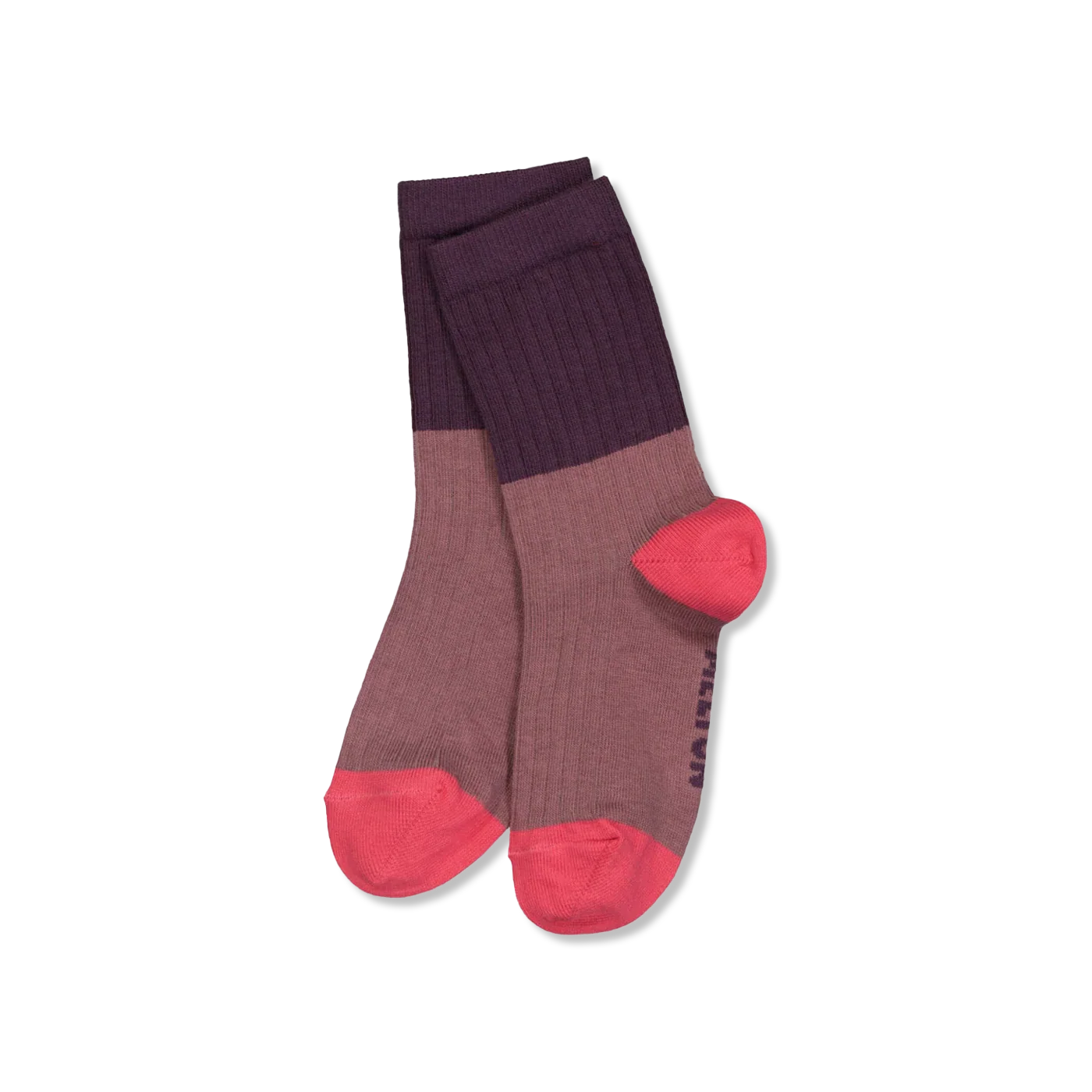 Block colour Socken