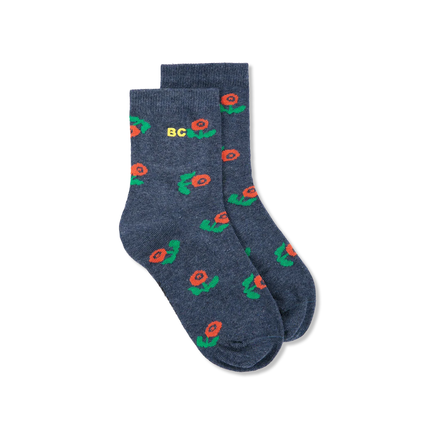 Stamp bloom Socken