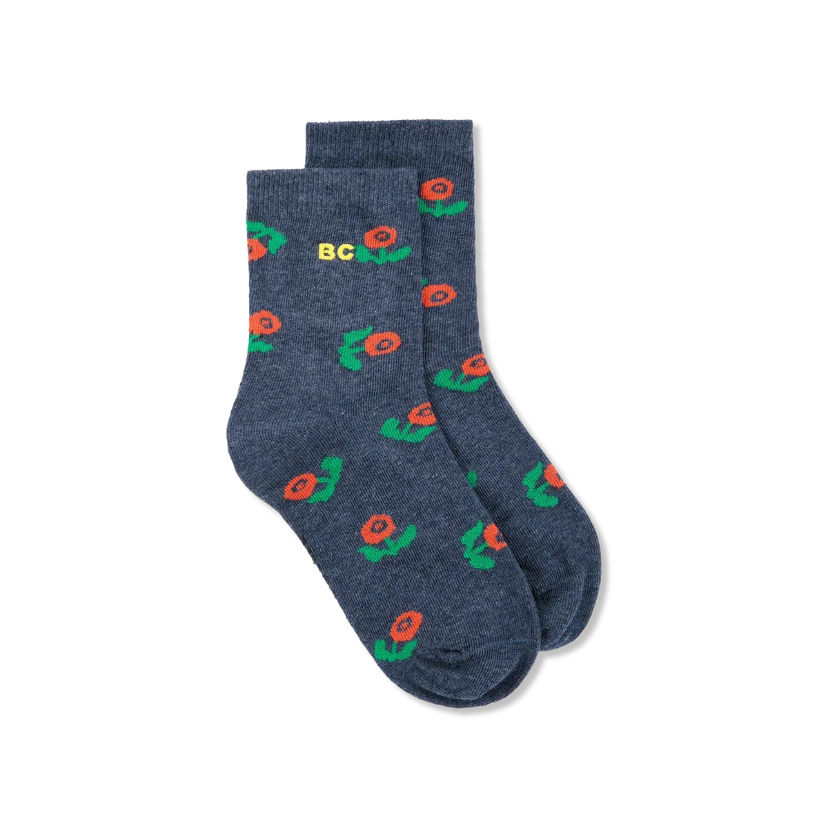 Stamp bloom Socken