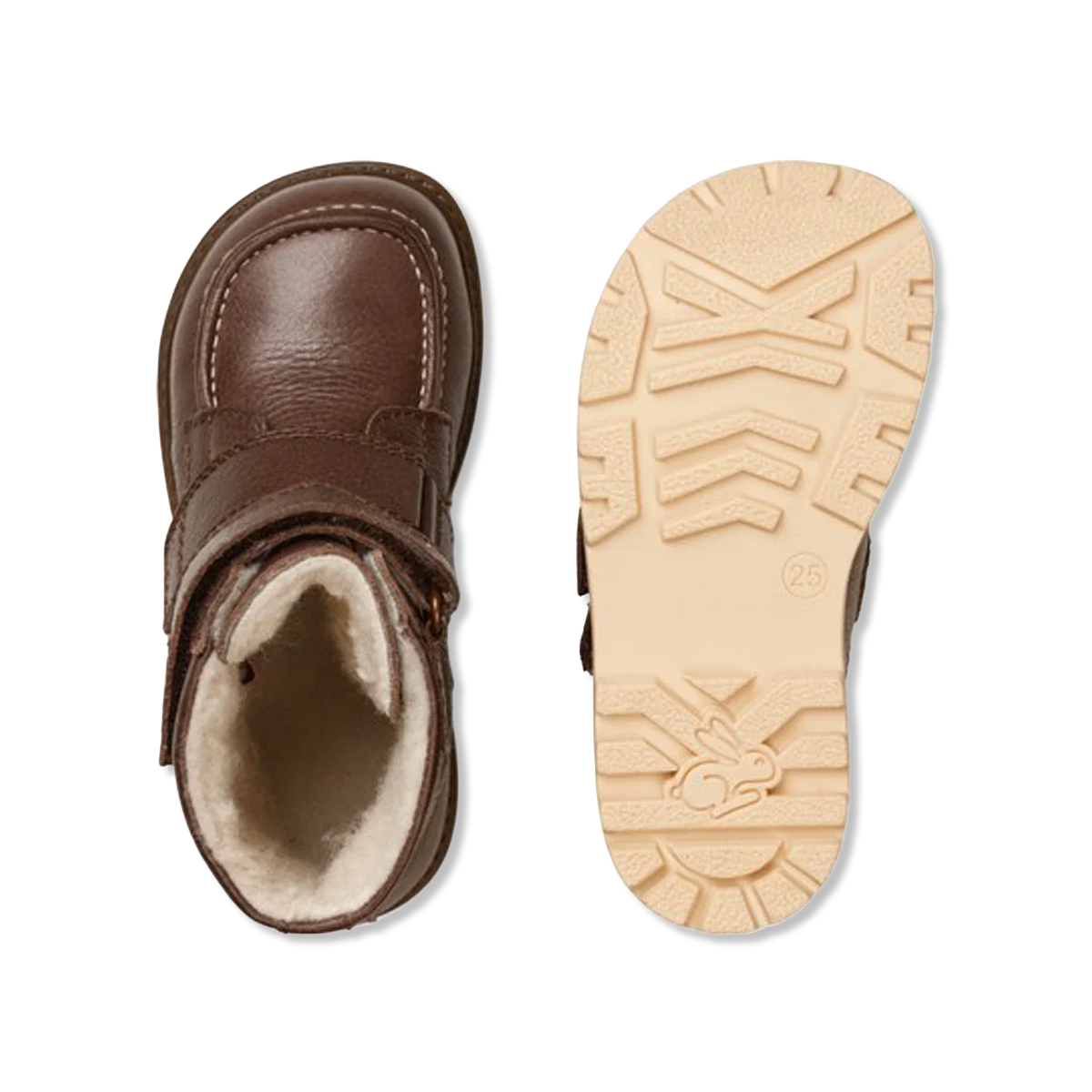 Terry dark brown Winterstiefel