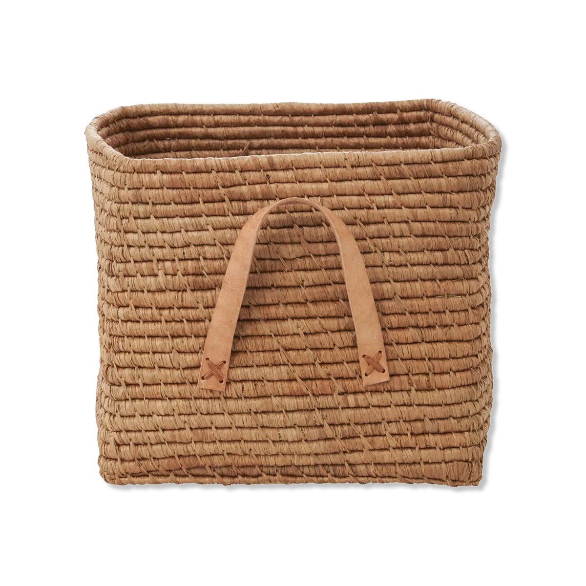 Raffia square Basket