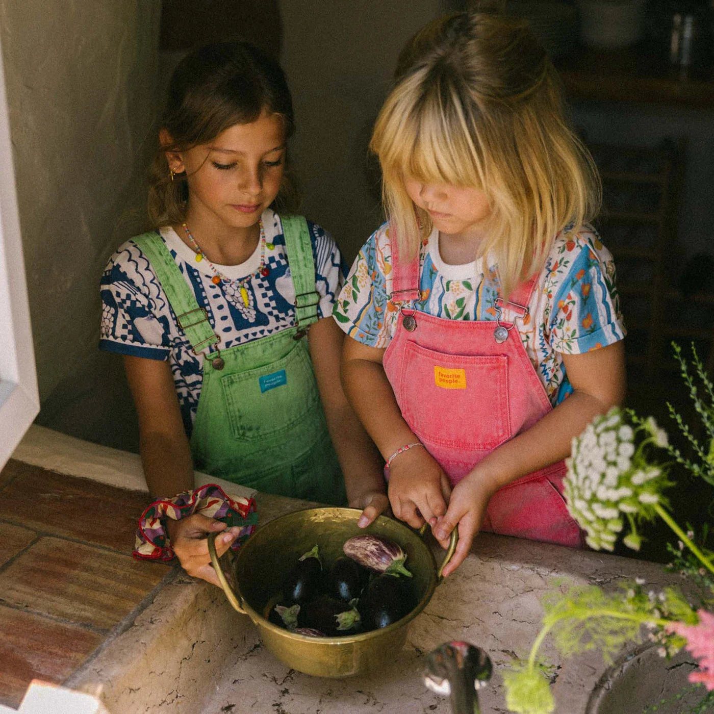 Cherry overalls pants