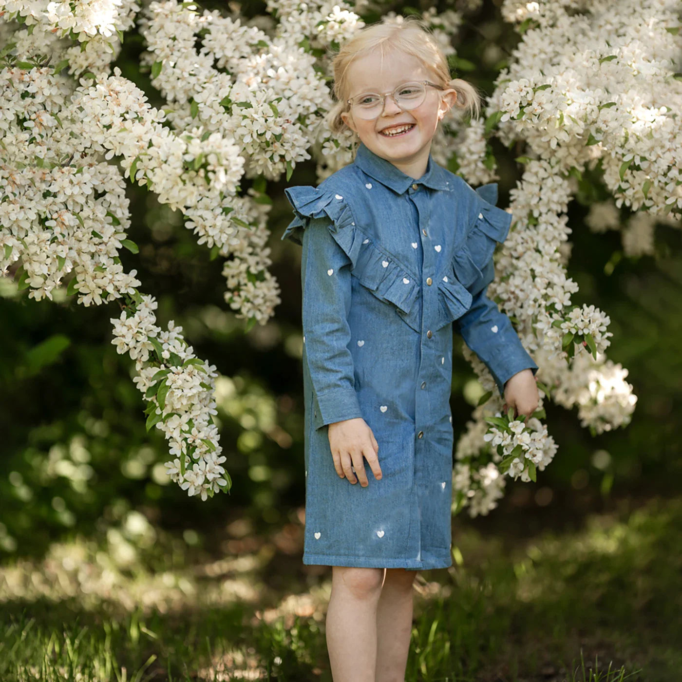 Denim dress dress