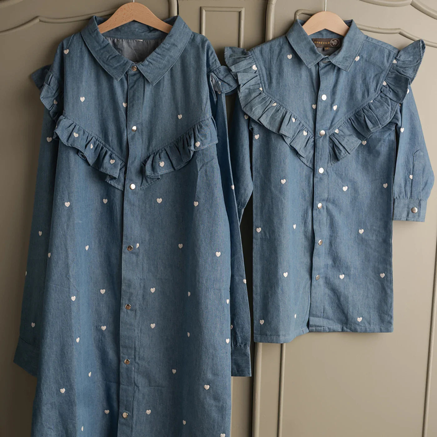Denim dress dress