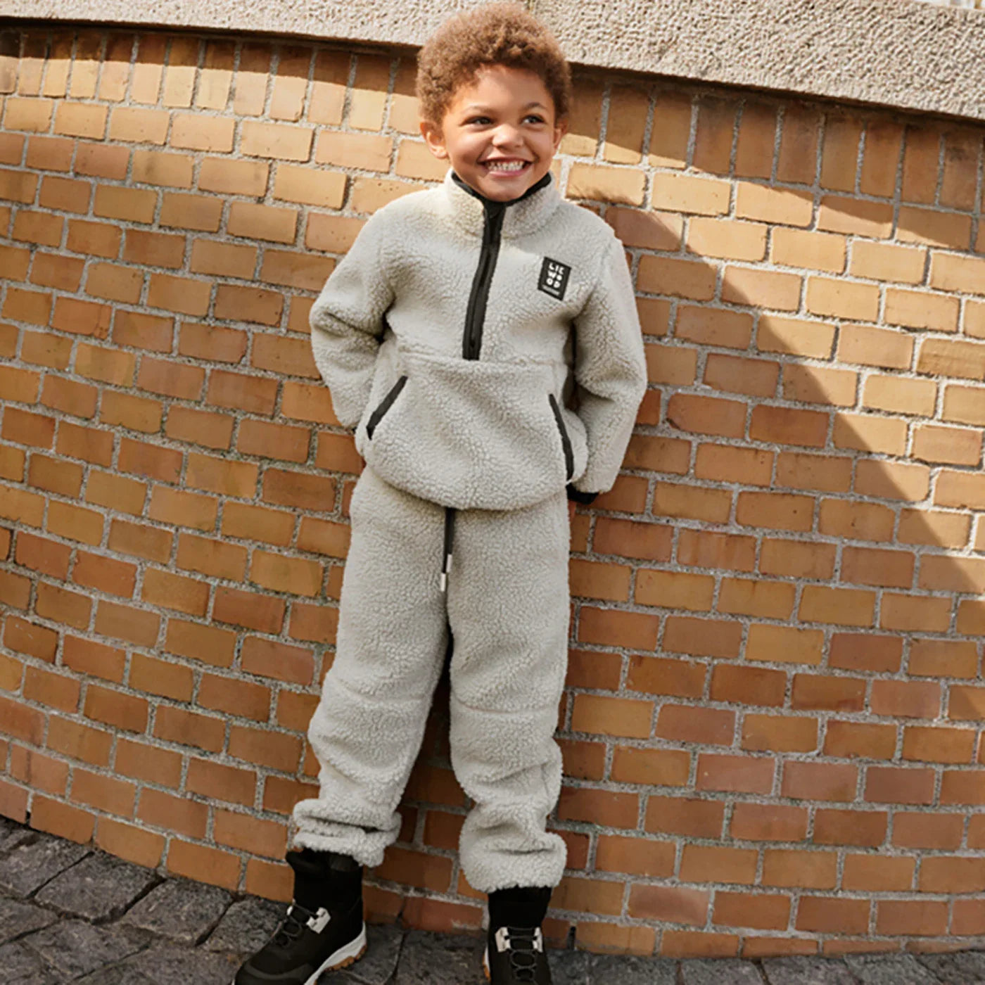 Recycled Balou teddyfleece jacke