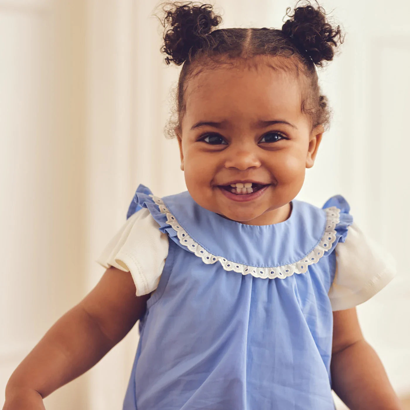 Poplin sommer-Strampler