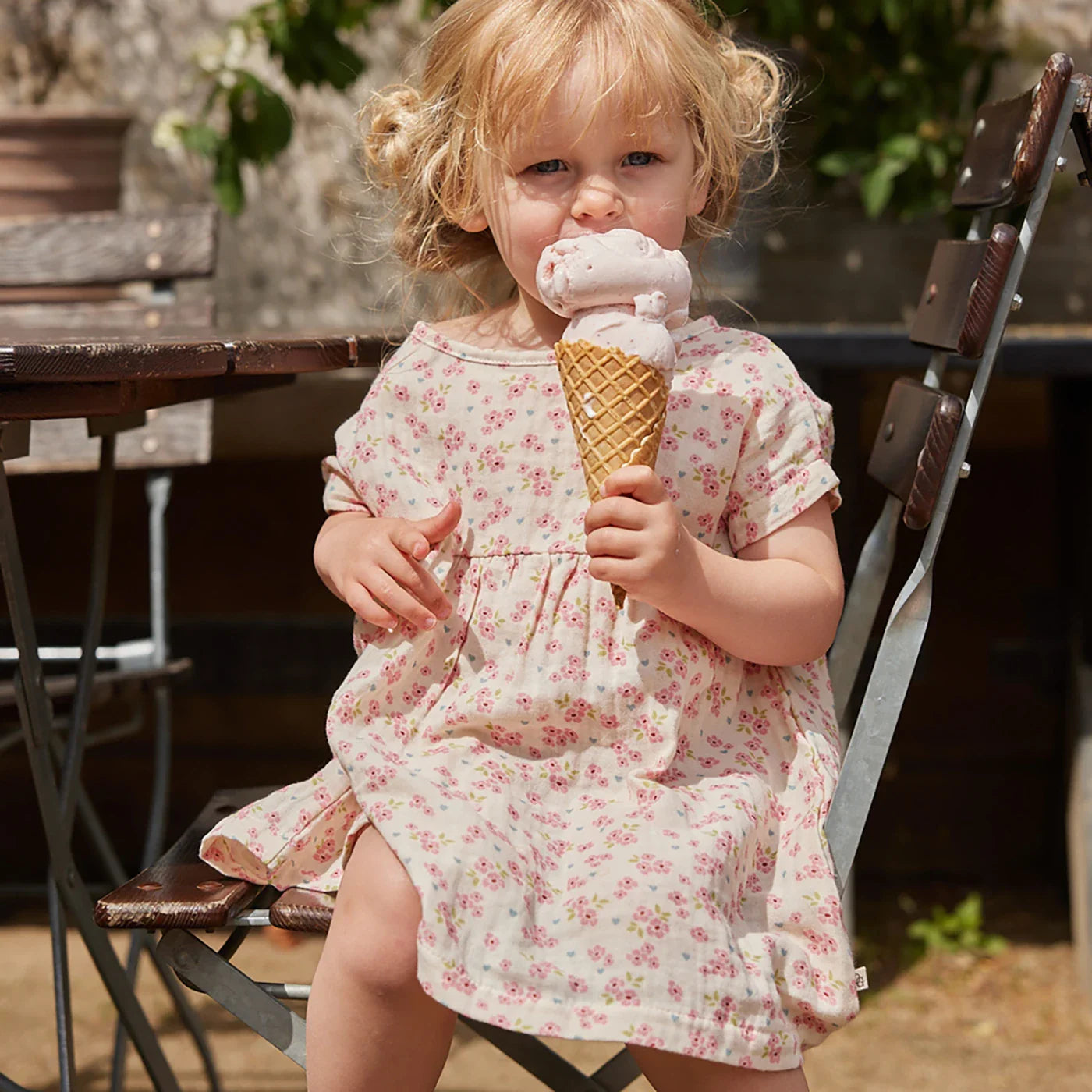 Muslin blossom Kleid