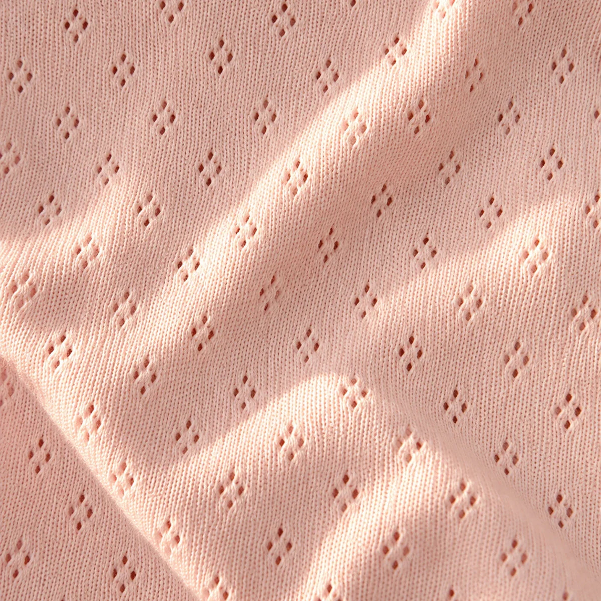 Pointelle blush Bodysuit