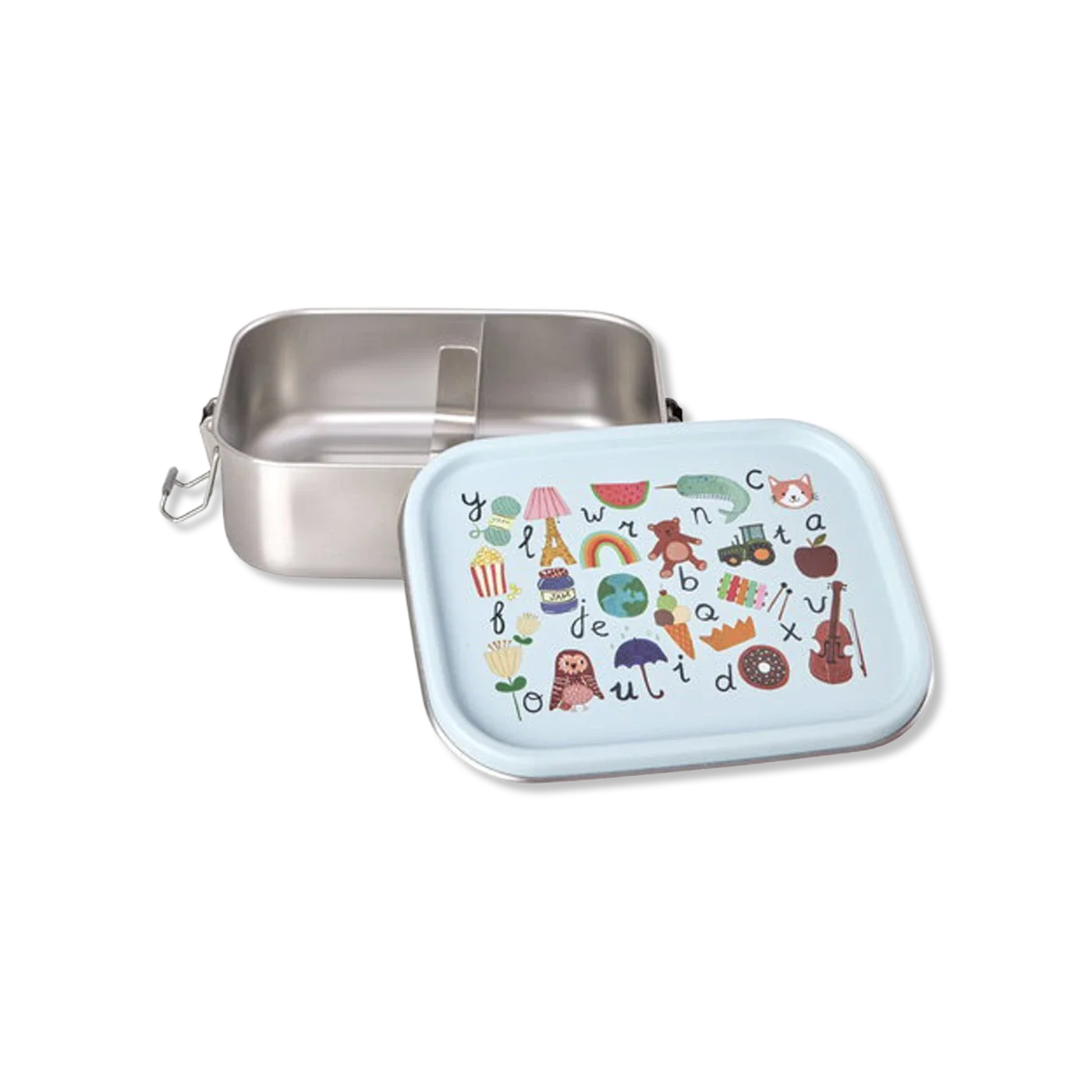 Stainless steel abc Brotdose