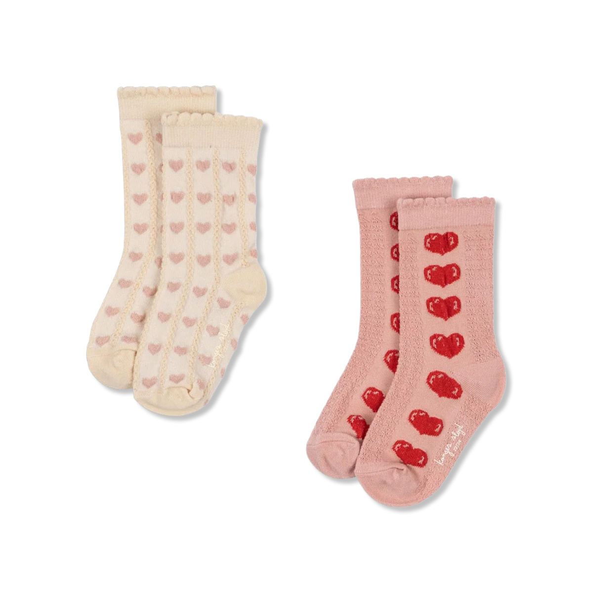 Heart jaquard Socken