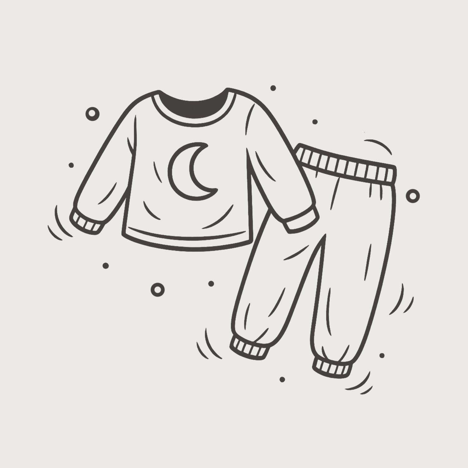 Geteilte Pyjama-Sets