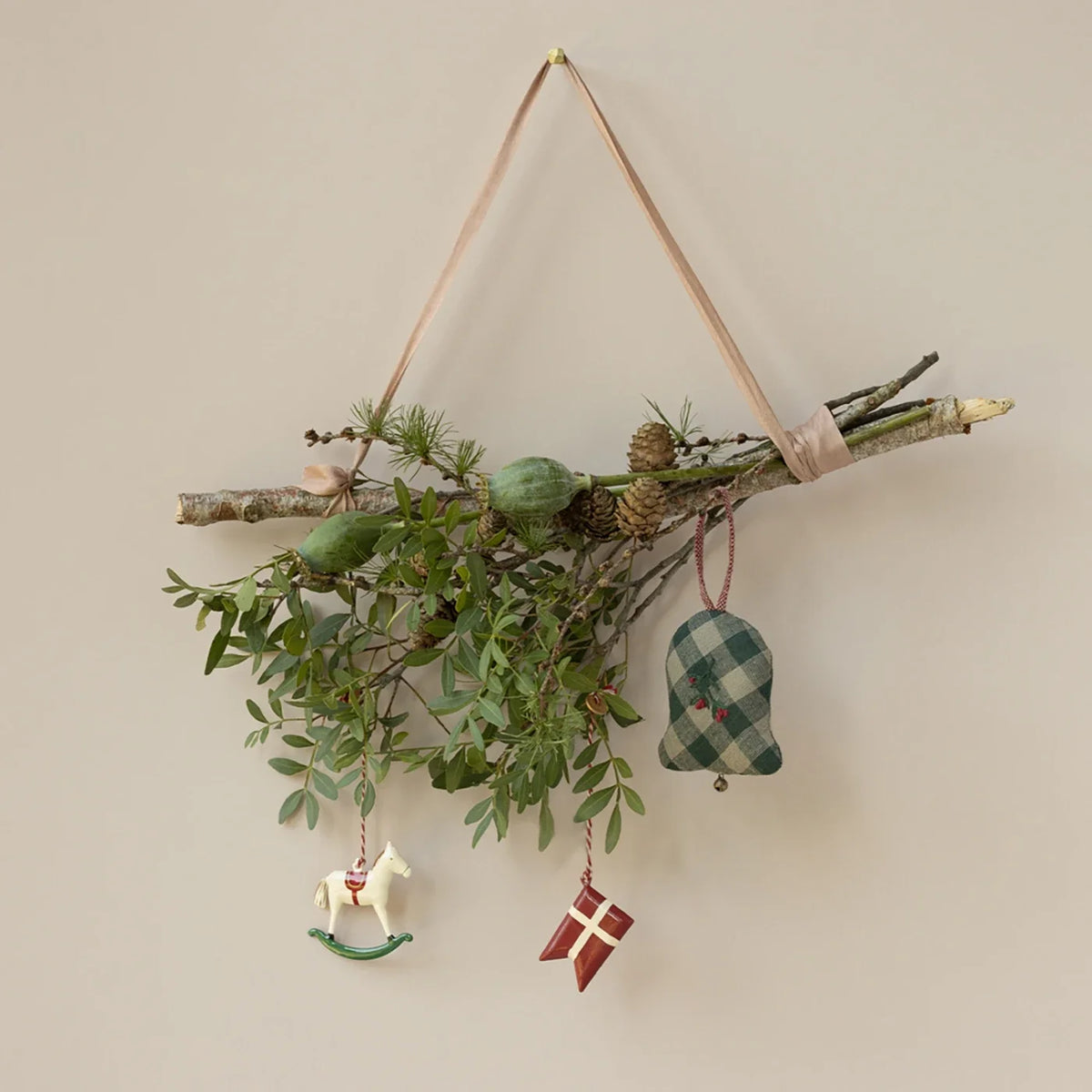 Gyngehest Weihnachtsanhänger