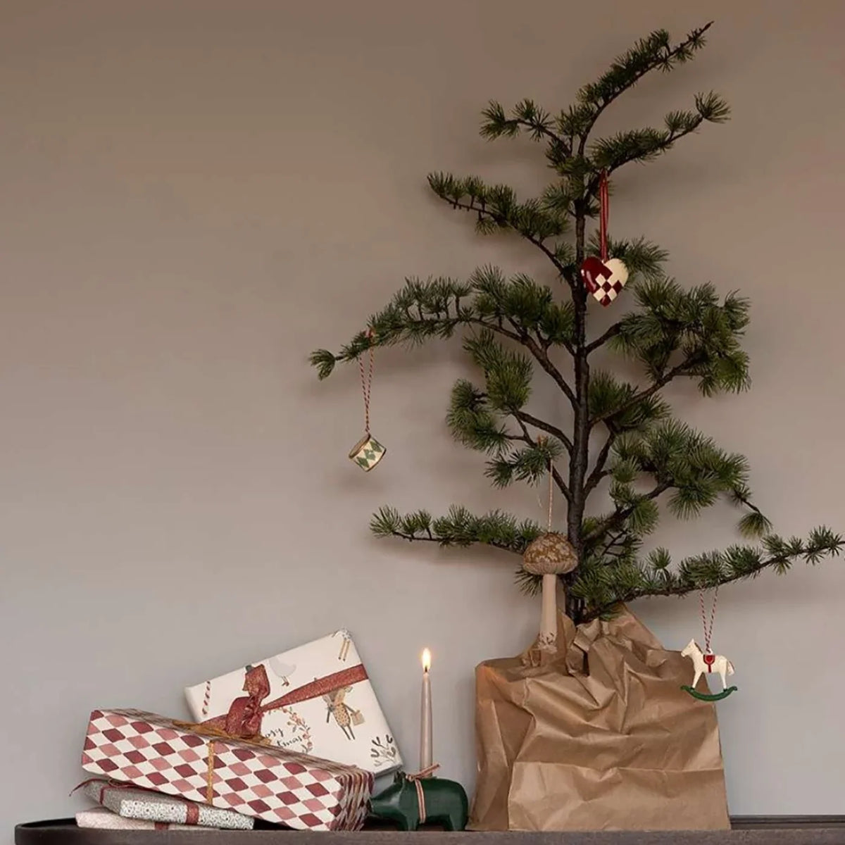 Gyngehest Weihnachtsanhänger