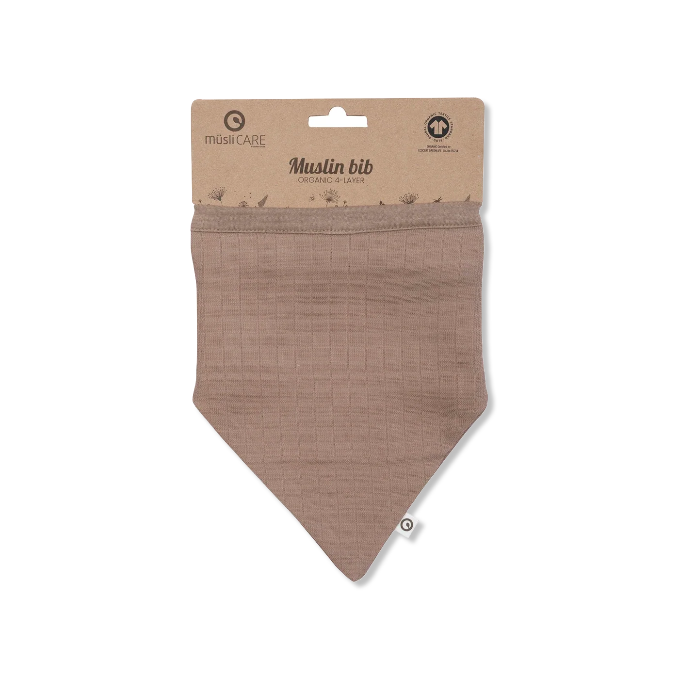 Cosmos muslin Bib