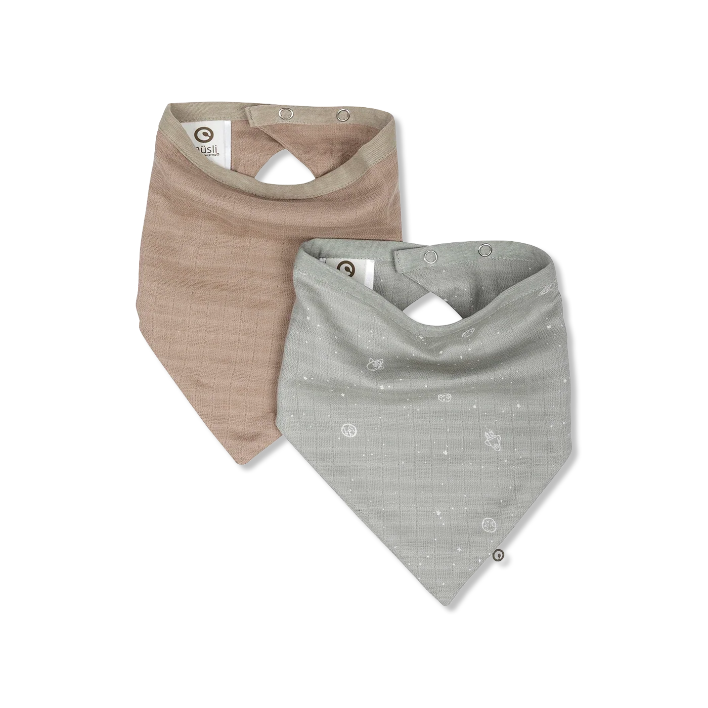 Cosmos muslin Bib