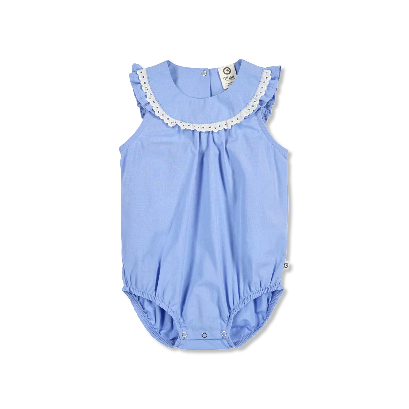 Poplin sommer-Strampler