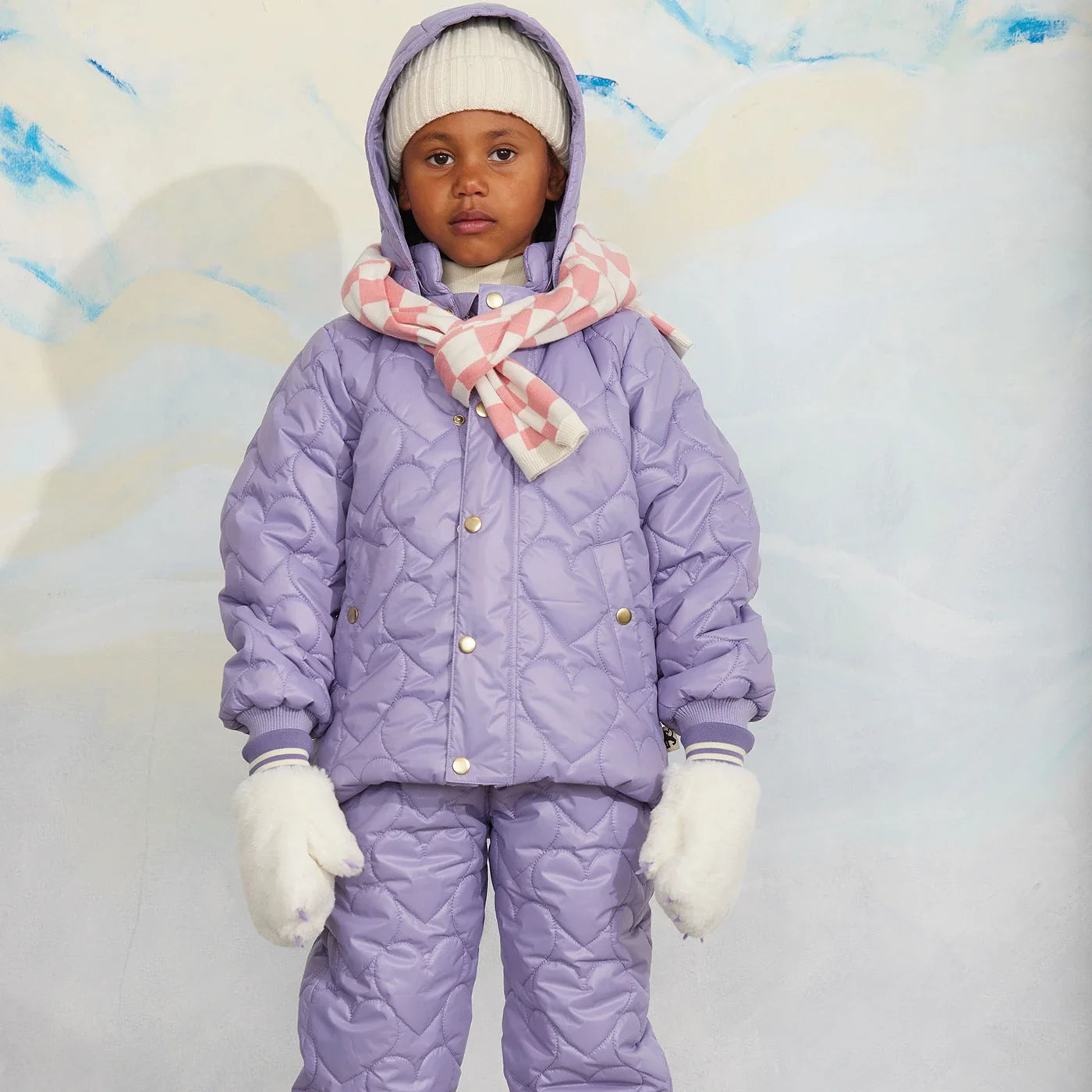 Heart quilted Winter jacket
