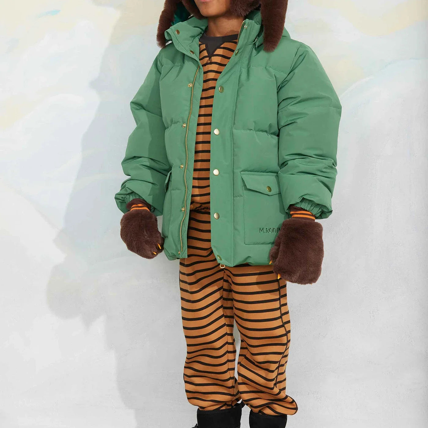 Solid heavy puffer Winterjacke