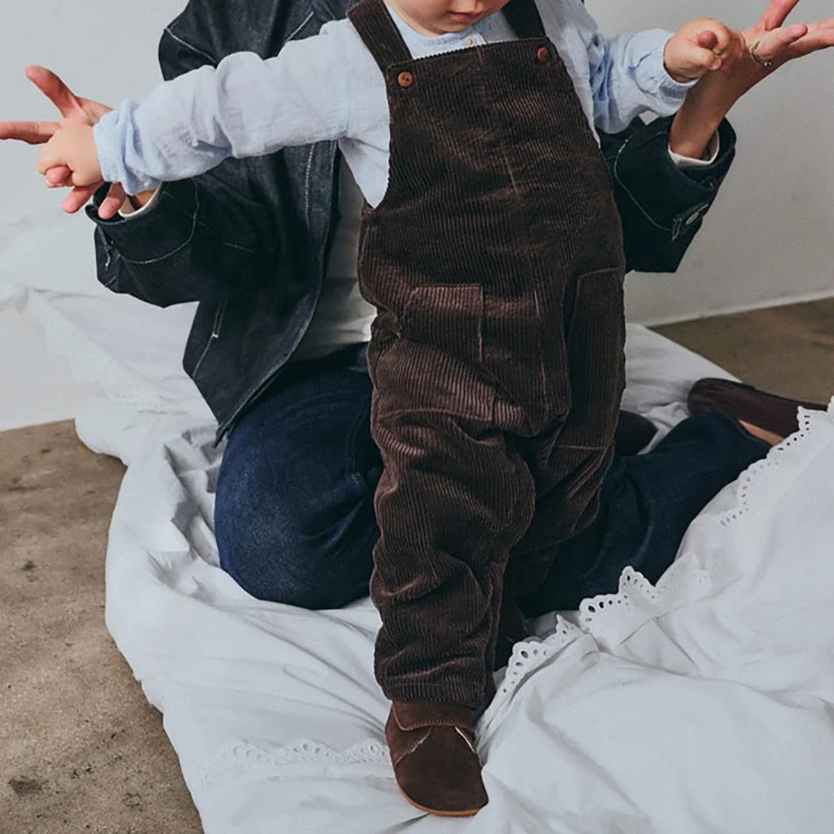 Teddy dark brown Lauflernschuhe