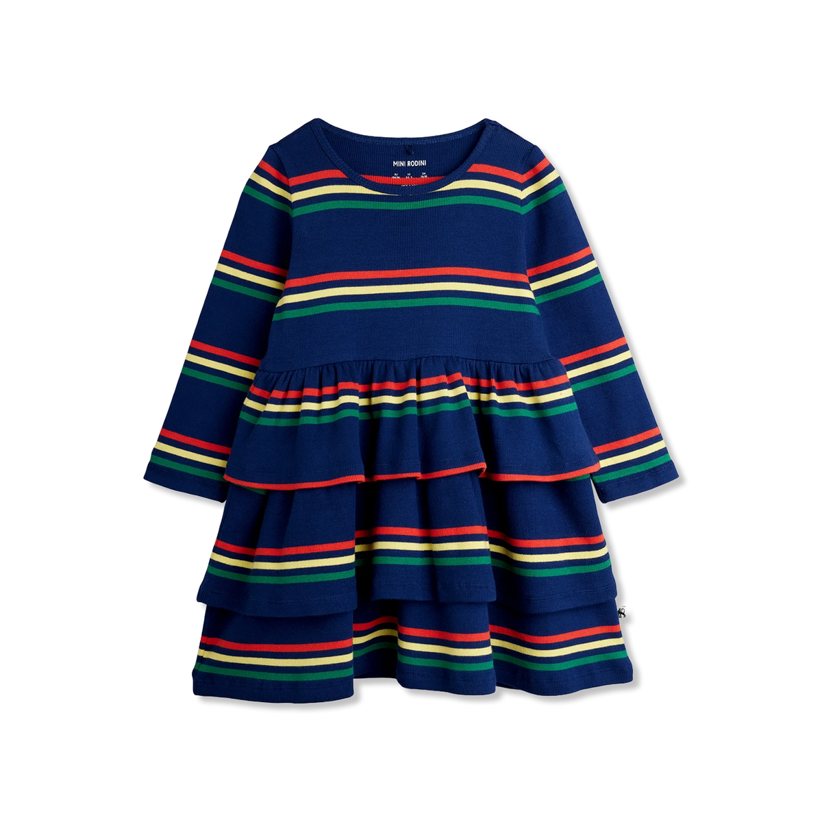 Multi color stripe Kleid