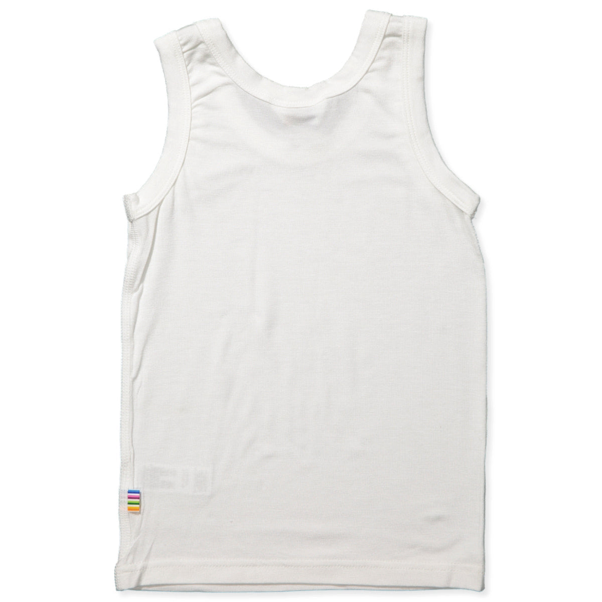 Hvid bambus unterhemd