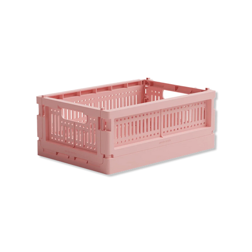 Made Crate Klappbox in Rot aus recyceltem Kunststoff