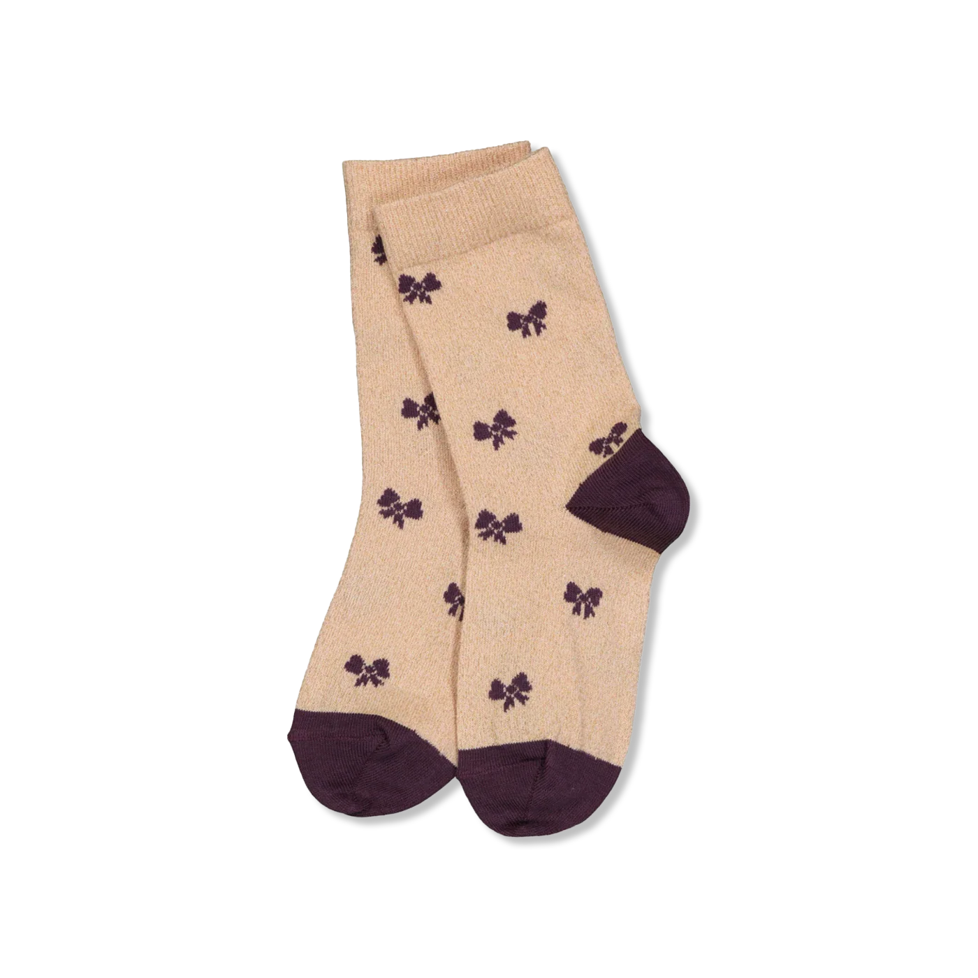 Bow glitter socken